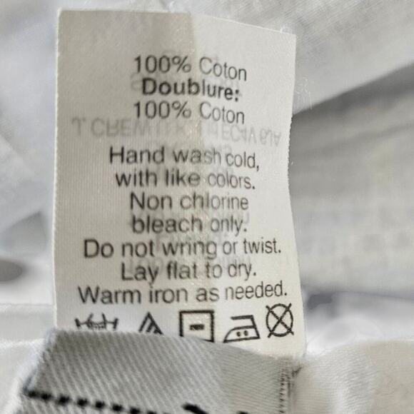 J.Crew Sleeveless Eyelet Shift Dress Blue / White Size 00 - Picture 10 of 10